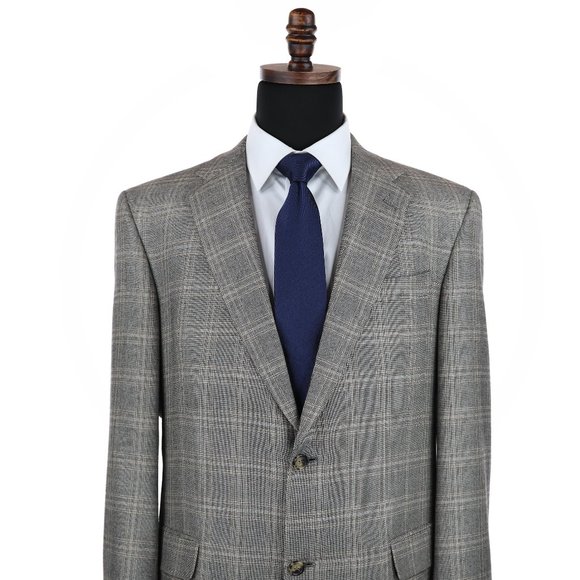 Hart Schaffner Marx Gold Trumpeter Loro Piana Worsted Cashmere Sport Coat - 44L - Picture 2 of 12